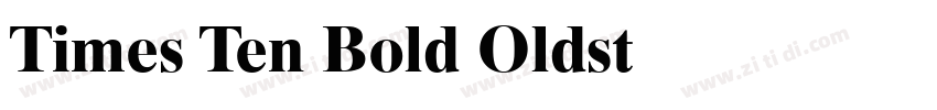 Times Ten Bold Oldst字体转换